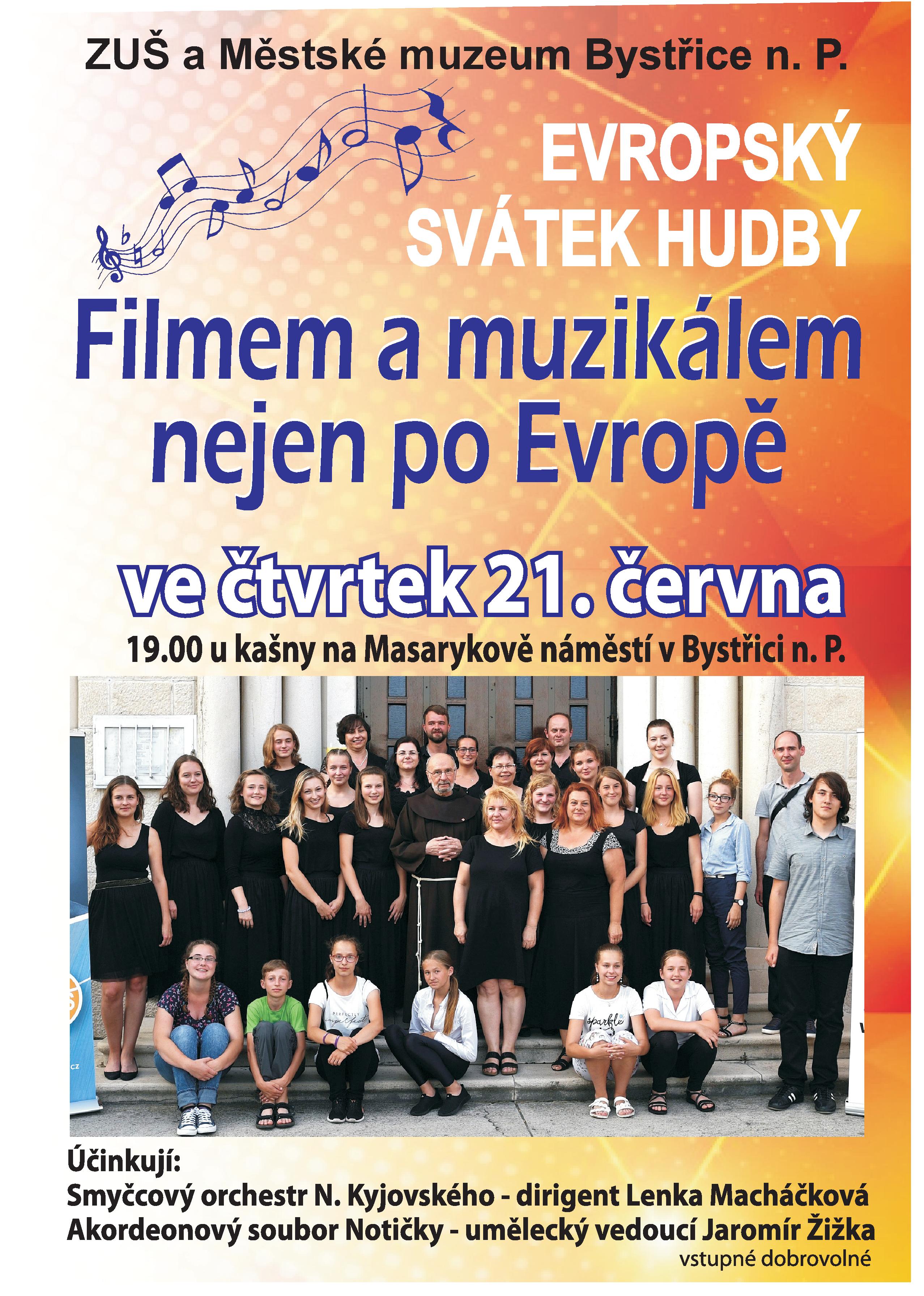 Evropský svátek hudby - Filmem a muzikálem nejen po Evropě