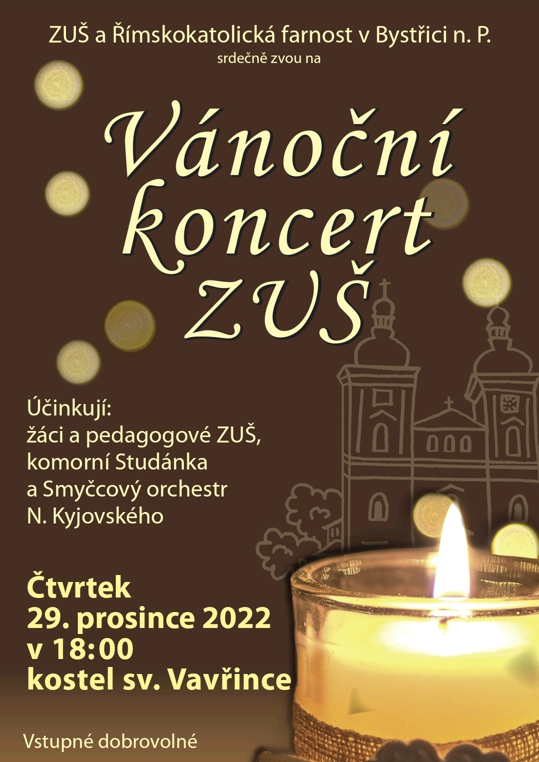 Vánoční koncert v kostele sv. Vavřince