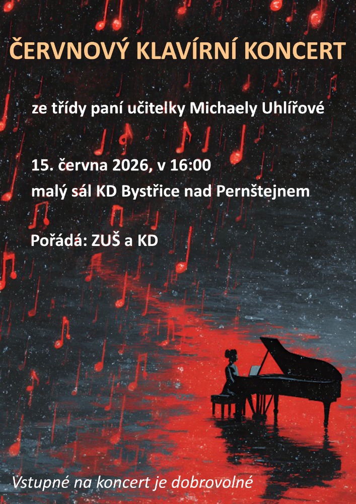 ČERVNOVÝ KLAVÍRNÍ KONCERT